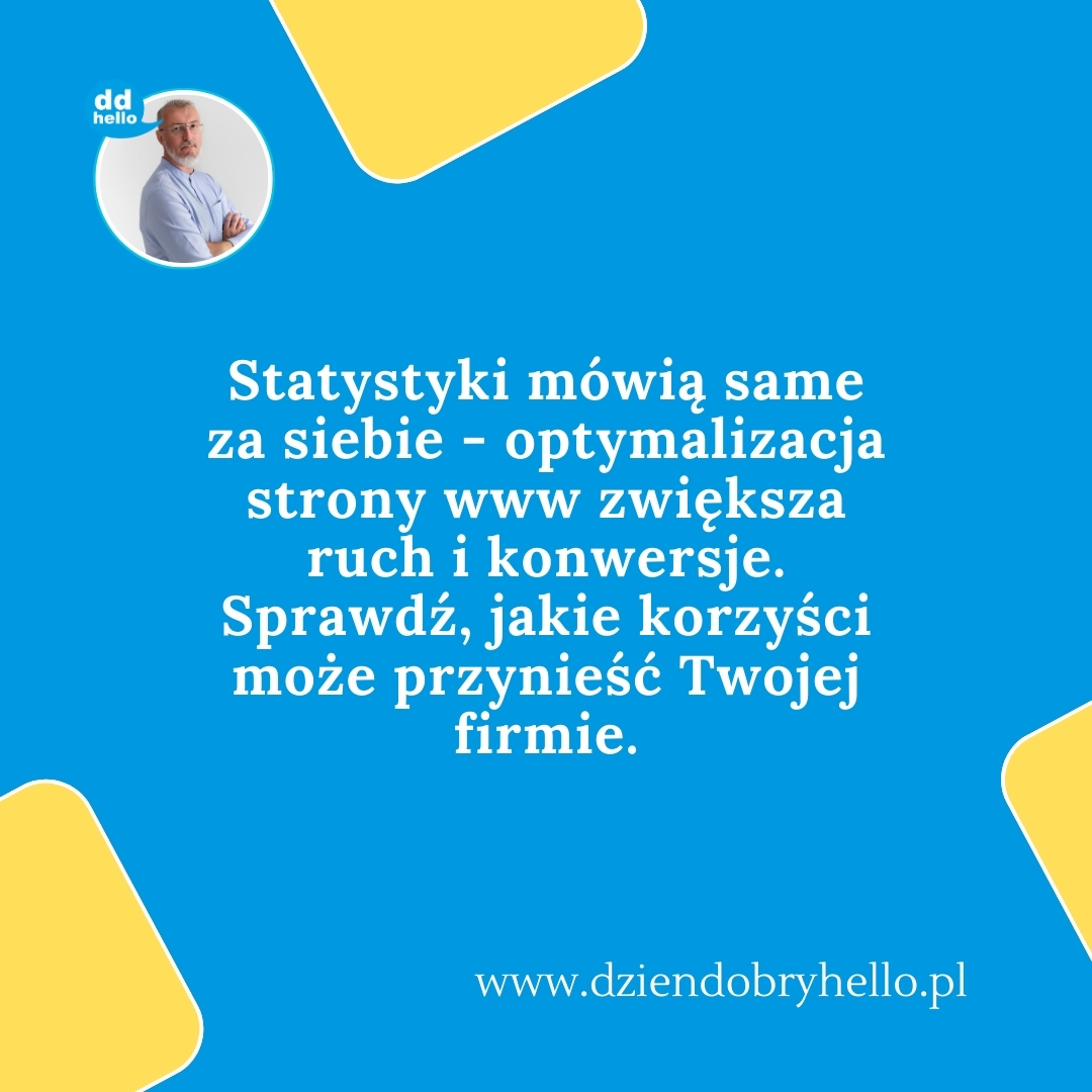 🚀✨ Statystyki Mówią Same za Siebie: Optymalizacja Strony WWW Zwiększa Ruch i Konwersje! 📈💻 Cześć Biznesowy Wizjonerze! 🌟🔍 Dziś w skarbnicy wiedzy przedstawimy Ci fascynujący świat optymalizacji strony internetowej. Dlaczego warto zainwestować w tę usługę? Bo statystyki są jednoznaczne - optymalizacja to klucz do sukcesu online! 🚀 📊 Skoczny Wzrost Ruchu: Optymalizacja strony to nie tylko sztuka, to nauka. Statystyki wielu firm potwierdzają, że po optymalizacji strony zanotowaliśmy skokowy wzrost liczby odwiedzin. Twoja strona staje się bardziej widoczna, co przyciąga nowych klientów. 🔄 Szybkość to Klucz: Utrata uwagi klienta przez długie ładowanie strony to przeszłość! Optymalizacja wpływa na szybkość ładowania, co przekłada się na lepsze doświadczenie użytkownika. Klienci kochają szybkość! 🎯 Celowe Konwersje: Optymalizacja nie tylko zwiększa ruch, ale również przekształca go w realne konwersje. To znaczy więcej zapytań, zamówień, czy nawet sprzedaży. Twoja strona przestaje być tylko wizytówką - staje się aktywnym narzędziem biznesowym. 💡 Analityka Mówi Wszystko: Optymalizacja idzie w parze z analizą danych. Dzięki narzędziom analitycznym możemy śledzić każde kliknięcie, zrozumieć zachowania użytkowników i dostosować stronę do ich potrzeb. To potężne narzędzie w rękach przedsiębiorcy! 📱 Responsywność = Szerokie Spektrum Klientów: Optymalizacja to także responsywność na urządzeniach mobilnych. Dzisiaj klienci przeglądają strony na różnych urządzeniach - zadbaj o to, aby Twoja strona prezentowała się doskonale wszędzie. 🚀 Sukces Twojej Firmy w Zasięgu Ręki: Inwestycja w optymalizację to inwestycja w sukces. Statystyki pokazują, że firmy, które dbają o jakość swojej strony, osiągają lepsze wyniki. Daj swojej firmie szansę na wybicie się na sam szczyt! Jeśli marzysz o dynamicznym rozwoju online, to optymalizacja strony to klucz do spełnienia Twoich biznesowych marzeń. Skontaktuj się z nami już dziś, a razem stworzymy strategię, która przekuje statystki na Twoją korzyść! 🌐💼 #OptymalizacjaStrony #SukcesOnline #StatystykiNieKłamią